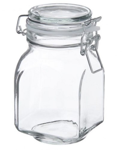 Банка с бугельным замком 800 мл.