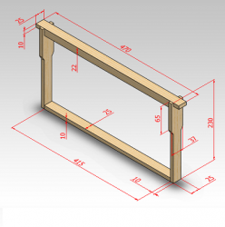 Рамки для ульев Рута (470*230 мм)
