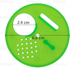 Заградитель верхнего летка зеленый (пластм. Д6)