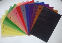 Вощина цветная