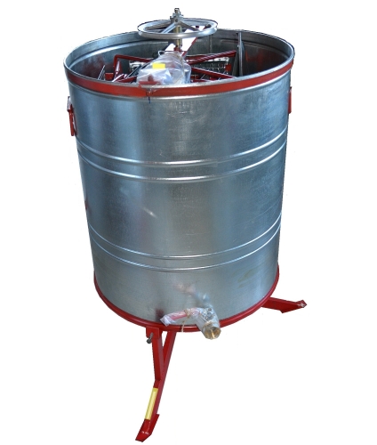 Электрическая 4-х рамочная оцинкованная медогонка