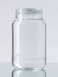 Банка стеклянная 950 мл. (диаметр венчика 82 мм)